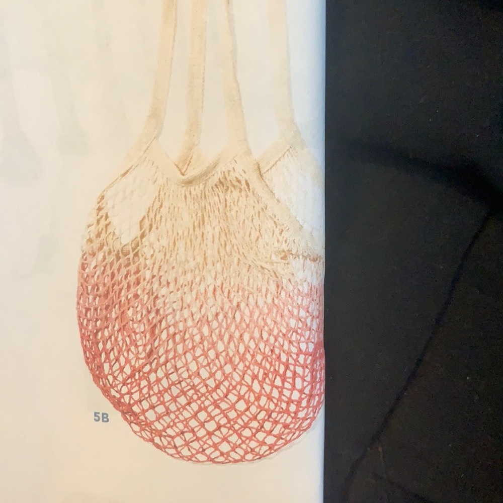 Camp collection dip dye market tote